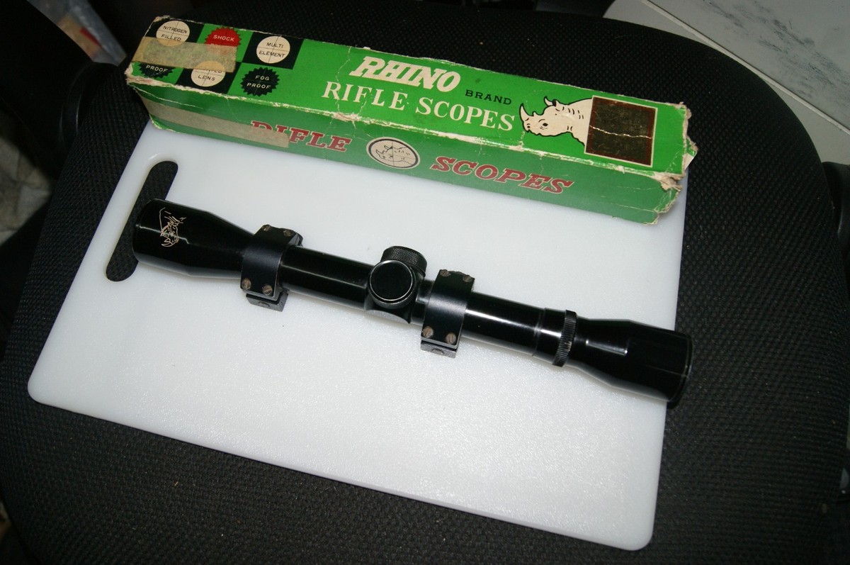 RHINO 4X32 FULLY COATED NITROGEN FILLED IMAGE MOVING MADE IN