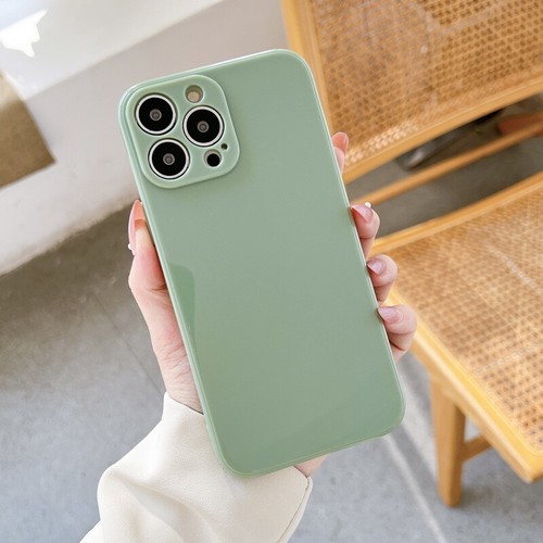 For iPhone 13 Pro Max 11 12 XS XR 7 8 Plus ShockProof Pure Color Soft Case Cover - Photo 18 sur 27