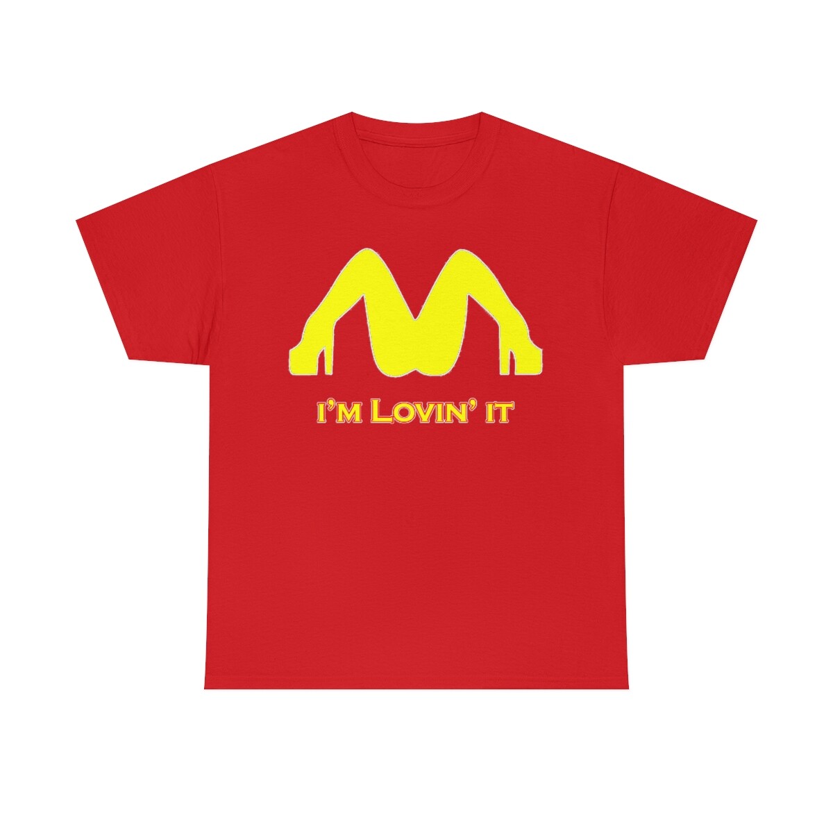 I'm Lovin' it 1wht McDonalds Stripper leg arches Men's Short