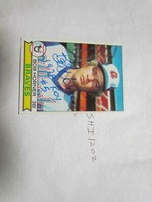 1979 Topps Bob Horner Signed Baseball Card JSA Auction Certified 