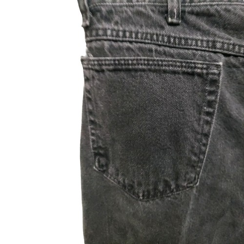 Wrangler Herren Western Schwarz Jeans Größe 34x29 Grunge Verblasste Flecken 