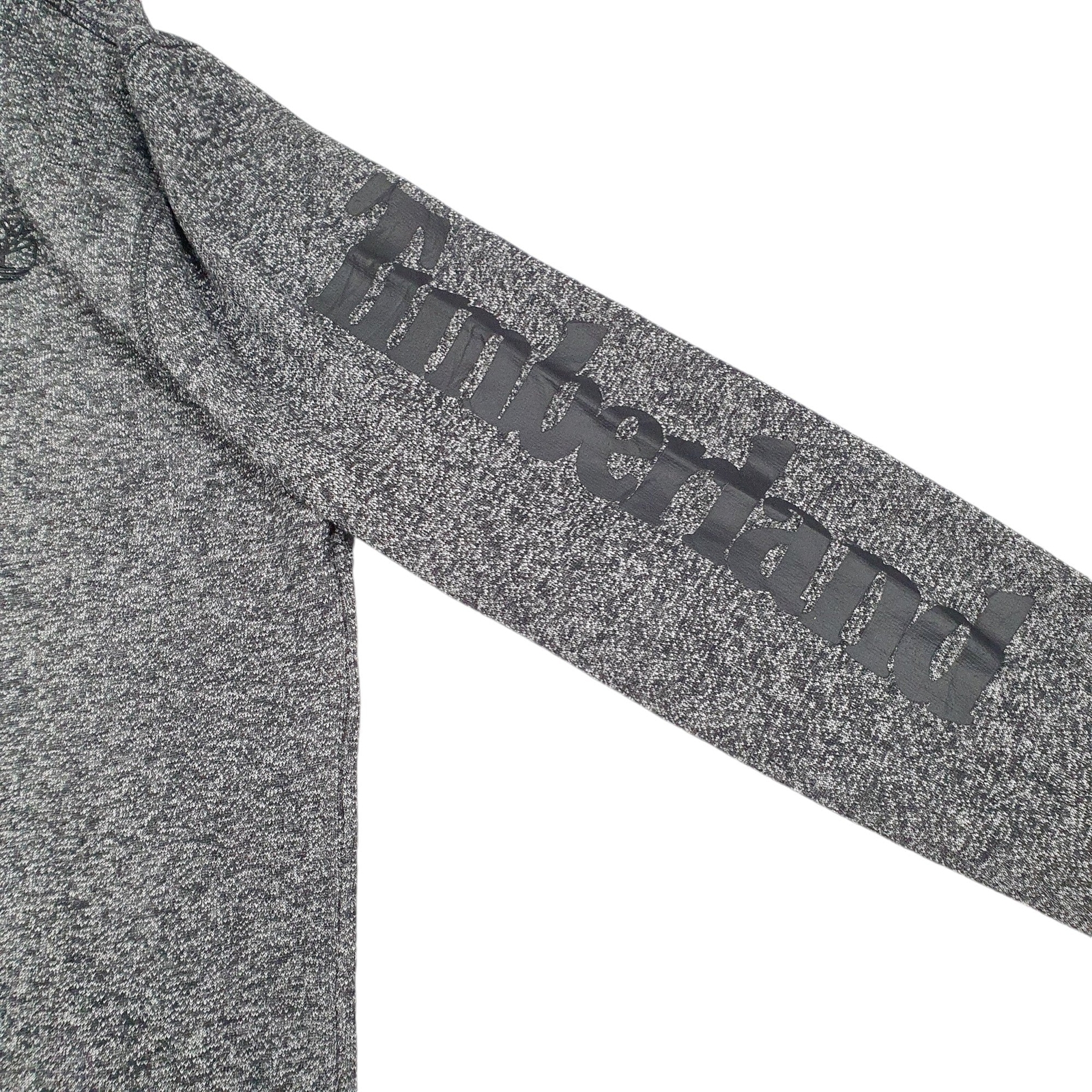TIMBERLAND Full Zip Hoodie Spellout Jumper Sweatshirt Mens S image 4