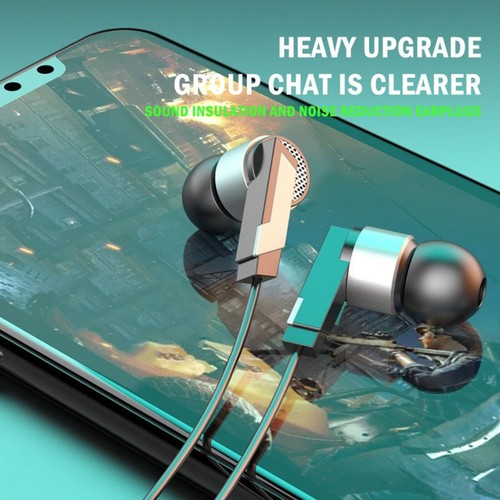 Type C Gaming Gaming Headset Wire Controlled Metal Subwoofer In Ear Wired - Picture 7 of 14