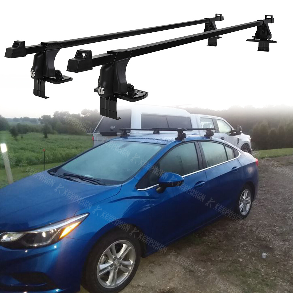 For Chevy Cruze 54" Top Roof Rack Cross Bar Luggage Cargo Kayak Carrier w/ Lock