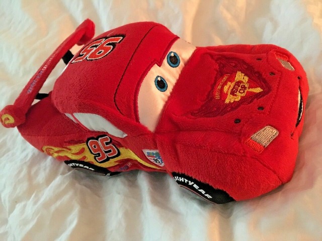 Lightening McQueen Cars Red Stuffed Plush Animal Disney Pixar NEW | eBay