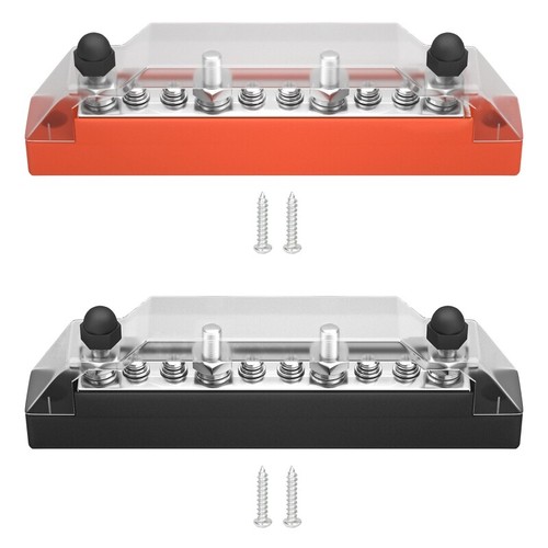 4 x M6 Terminal Block Studs 6 x M4 48V Junction Block Bus Bar Power Distribution - Picture 2 of 10