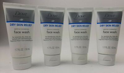 dove dermaseries face wash dry skin relief