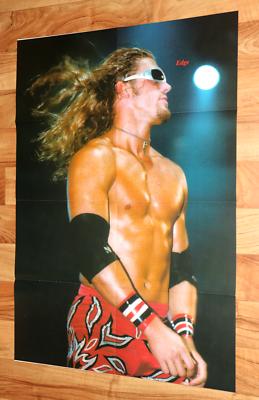 Kurt Angle / Edge WWF WWE Wrestling Vintage Poster | eBay