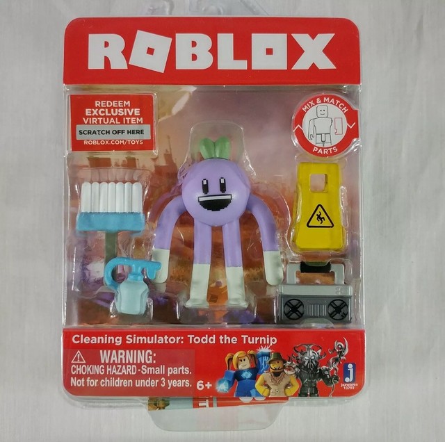 Roblox Cleaning Simulator Todd The Turnip 3in Figure With Virtual Game Code Mip For Sale Online Ebay - roblox action figures ebay toys hobbies roblox game codes virtual games