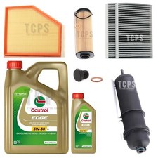 FOR BMW 620D 2.0L GT MSPORT 2017-2023 FULL FILTER SERVICE KIT & 6L CASTROL