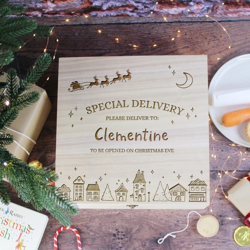 Luxury Personalised Christmas Village Xmas Eve Box Magical Special Delivery - Picture 3 of 18