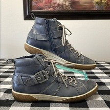 Ecco Leather Ankle Boots Shoes Sneakers Buckl...