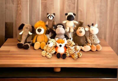25/35cm Löwe Tiger Affe Stofftiere Super Niedliche Kuscheltier Kinder Plüschtier