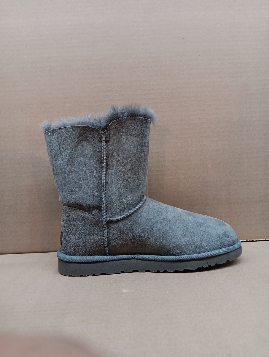 UGG Bailey Button II Grey Boots Womens Size 8, 5803 | eBay