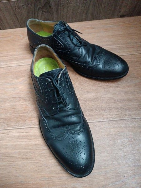 Men Oliver Sweeney Heels Black Leather 43