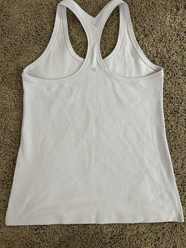 Lululemon cooles Racerback II Tanktop Damen Größe 10 Nulu Lavendel Tau Lila - Bild 2 von 5