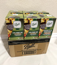 Ball Regular Mouth Storage Lid Leakproof 6 Lids (6-Pack) NEW🔥