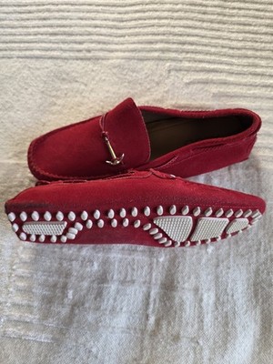 Aldo Red Suede Bit Loafers / Driving Shoes Size 13 | eBay display picture 3