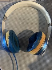 Beats by Dr. Dre Solo HD Headband Headphones-Working-Light Blue Read Description