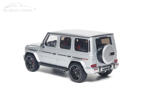 Almost Real 1/18 Mercedes Benz AMG G63 G 63 4x4² 2019 Diecast Model Car Silver - Picture 3 of 19