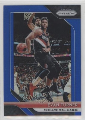 2018-19 Panini Prizm Blue Prizm 121/199 Evan Turner #101 eq1
