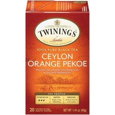 Twinings of London Ceylon Orange Pekoe, 20 Tea Bags