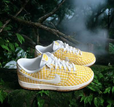Wmns Nike Dunk Low  Yellow Gingham  Gr.40