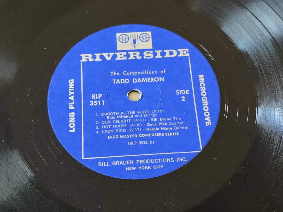 The Compositions Of Tadd Dameron W/ Milt Jackson, Bill Evans, Bobby Timmons LP - Image 2 of 4