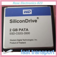SSD-C02G-3500 SiliconDrive 2GB PATA CF Industrial Temp WD CF Card Used