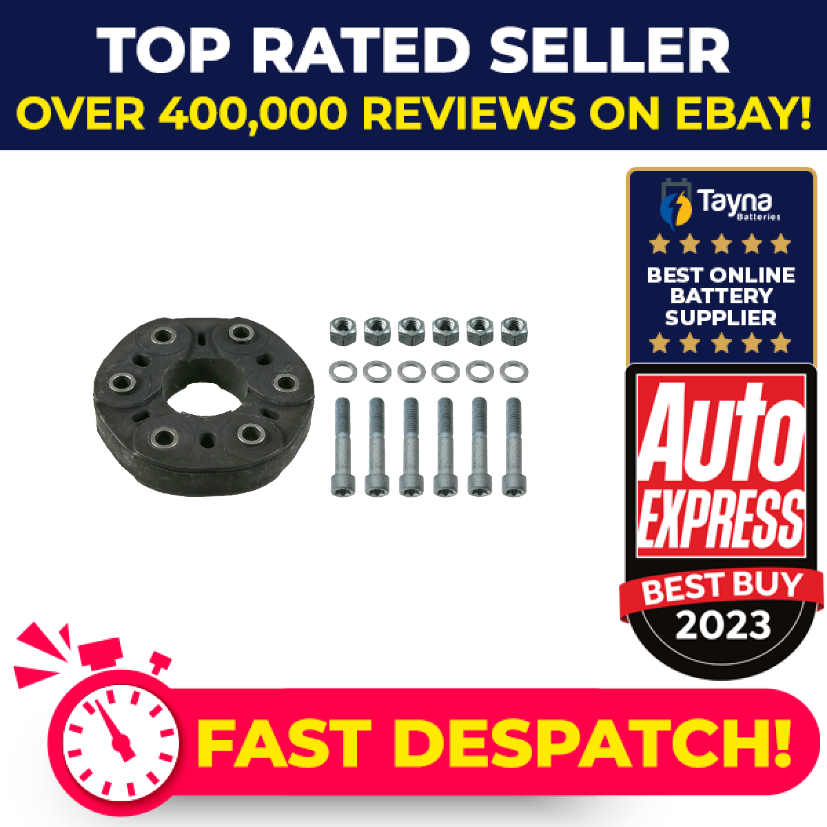 Propshaft Joint fits MERCEDES E270 S210, W210 2.7D 99 to 03 OM612.961 UJ Febi