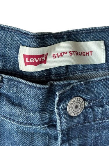 Levi’s 514 Jeans Boys Size 16 Regular 28x28 Straight Leg Medium Wash Blue Denim - Picture 3 of 9