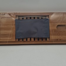 Badewannenablage aus Holz Wannenablage Badewannenbrett ausziehbar Wannenaufsatz