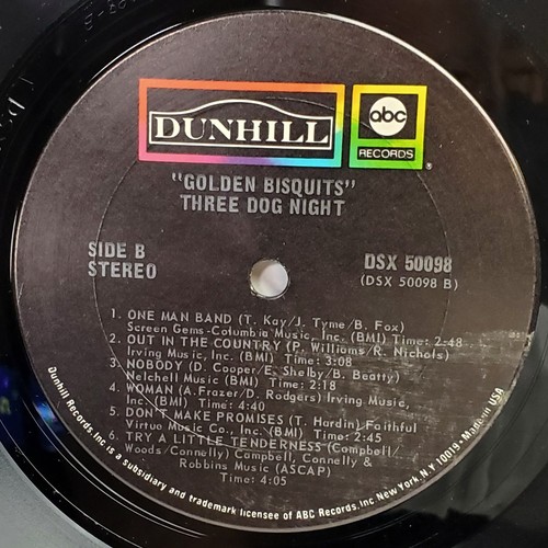 Three Dog Night Golden Bisquits Vinyl LP Ultrasonically Cleaned 1970 DSX-50098 - Picture 9 of 9