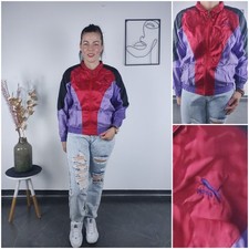Womens PUMA Activewear Jacket Small Size US 6 EU 36 Retro Shiny Tracksuit Top
