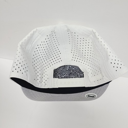 Melin Hydro Trenches Icon Hat White Classic Fit 58cm All White - Picture 5 of 8