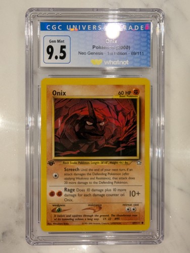 Onix (1st Edition) graded CGC 10 for sale on eBay