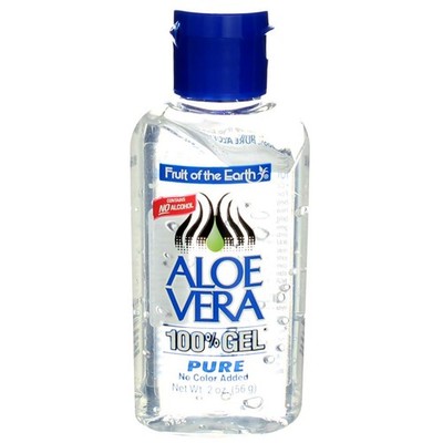 4 Pack Fruit Of The Earth Aloe Vera Alcohol Free 100% Gel, 2 oz