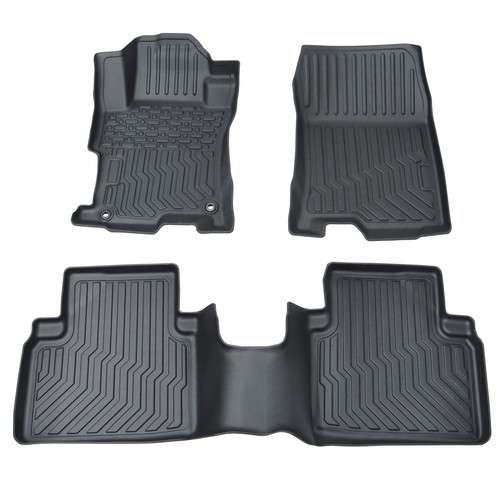 Car Floor Mats for 2008-12 Honda Accord All-Weather TPE Rubber Floor Mats