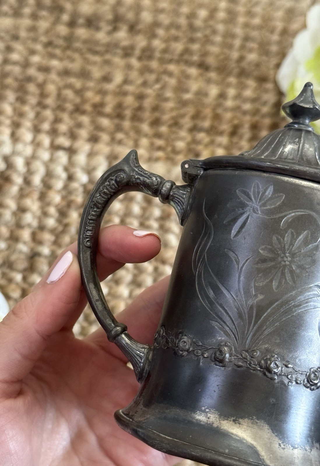 PAIRPOINT MFG. Co. Quadruple Plate. New Bedford, Massachusetts - Antique Creamer