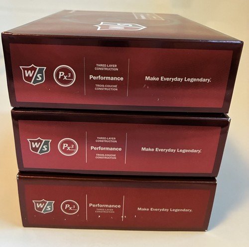 36 NEW Wilson Staff PX3 Performance Golf Balls Long Soft Control Lot 3 boxes - Picture 5 of 8