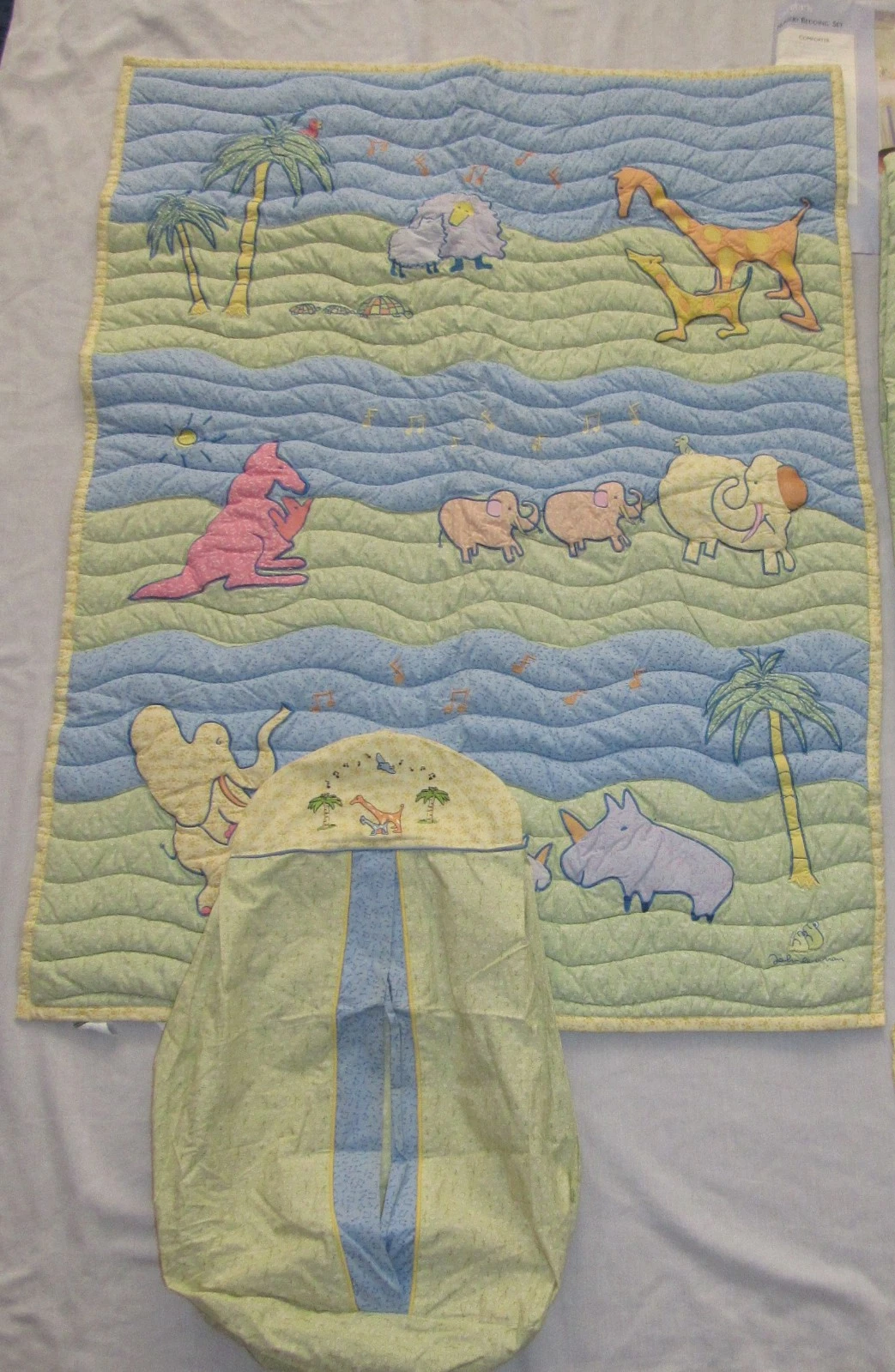Vtg 90s Carters JOHN LENNON Musical Parade Crib Comforter Diaper Holder
Opens in a new window or tab