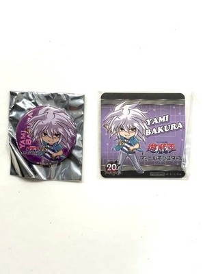 YuGiOh! 20th Anniversary Cafe Coaster & Badges  Bakura/Dark, 2pc,