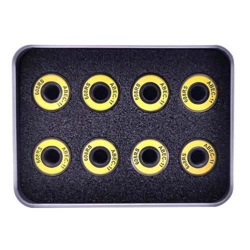 Carbon Steel Skateboard Bearings 608RS 8 pcs for Long Lasting Performance - Picture 12 of 50