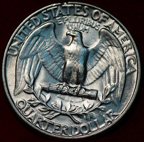 Uncirculated 1932 Philadelphia Mint Silver Washington Quarter - Picture 2 of 2
