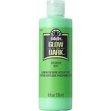 Glow in The Dark Paint Green 8 Oz Luminous Non-Toxic DIY Crafts Neon Art