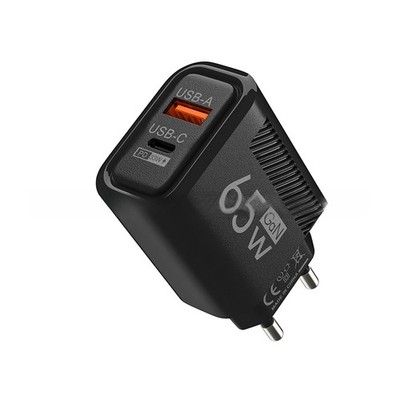 65W USB Type-C GaN Phone Charger For Iphone For Samsung Huawei PD Fast Charging