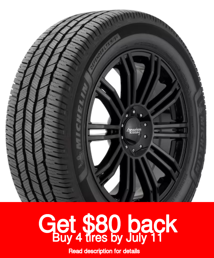 MICHELIN Defender LTX M/S 2 LT275/70R18 125/122S 10 Ply (Quantity