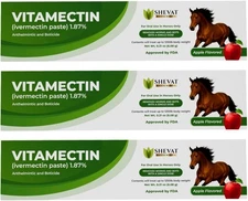 3 Pack horse deworemr paste