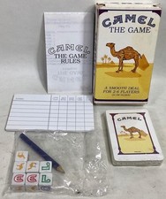 vintage 1992 CAMEL The Game unused sealed card deck/parts 3pix