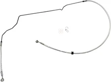Magnum Braided Front Brake Line - Stock - Sterling Chromite - AS37030